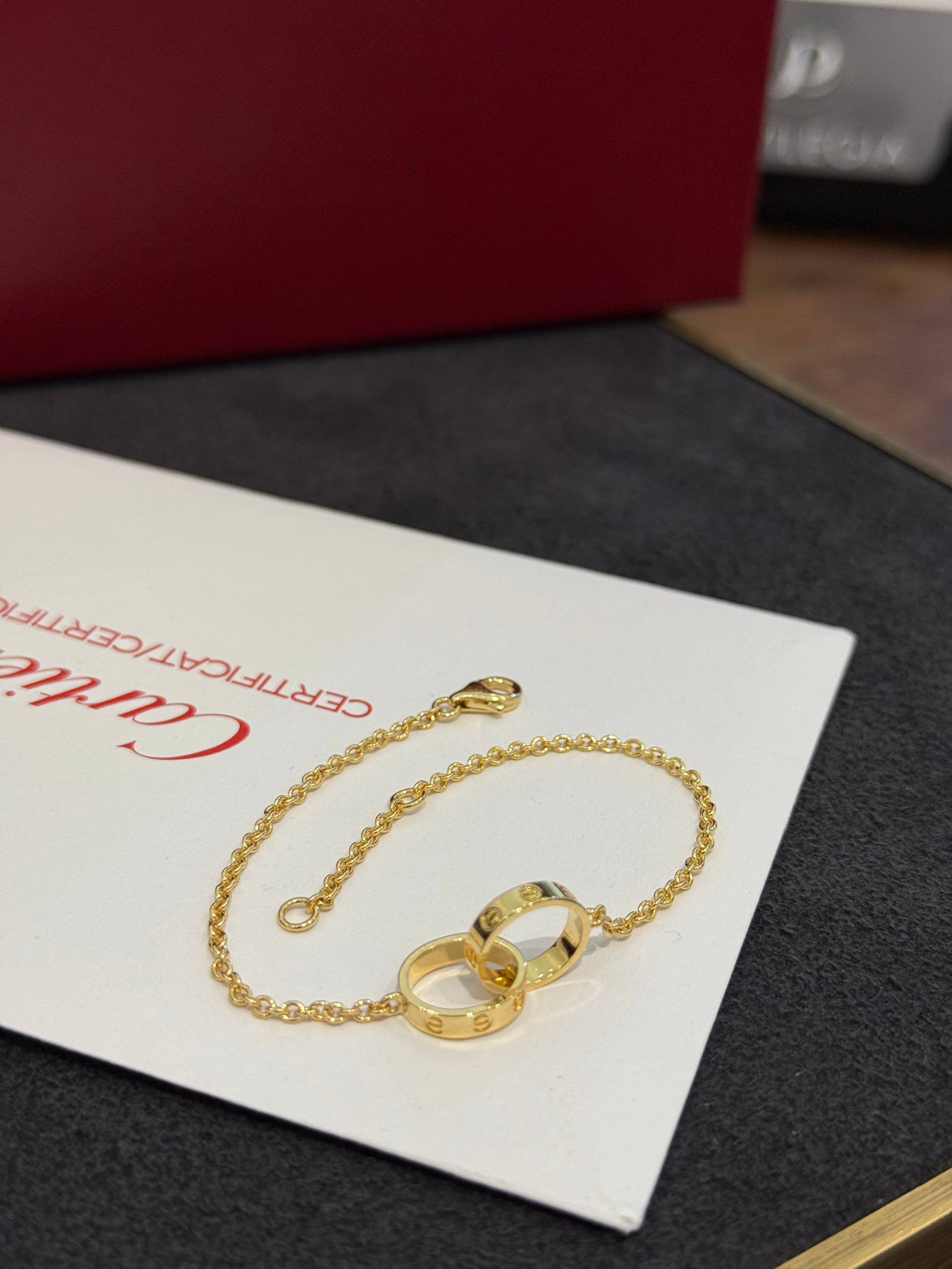 БРАСЛЕТ CARTIER LOVE, ON CHAIN — изображение 2