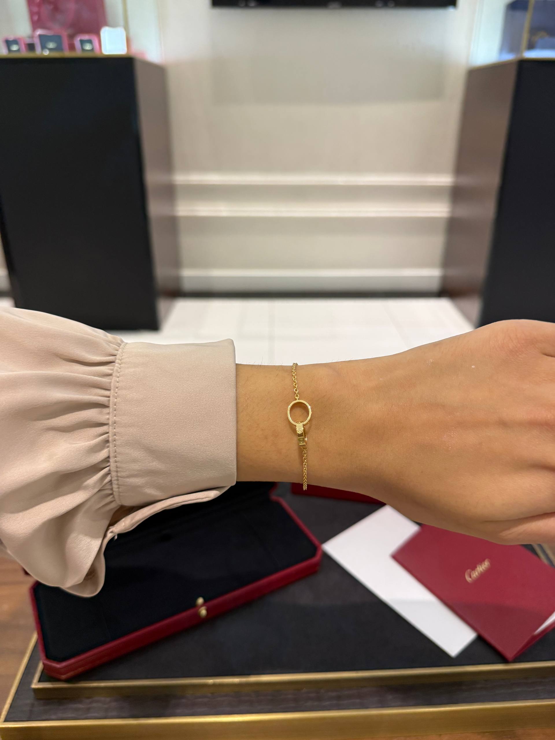 БРАСЛЕТ CARTIER LOVE, ON CHAIN — изображение 3